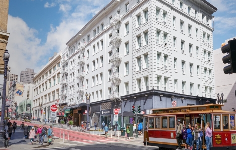 Exterior of Hotel Union Square in San Francisco