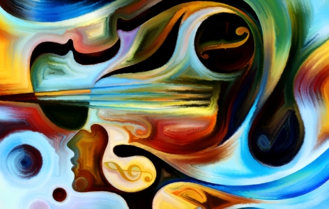 Colorful abstract art