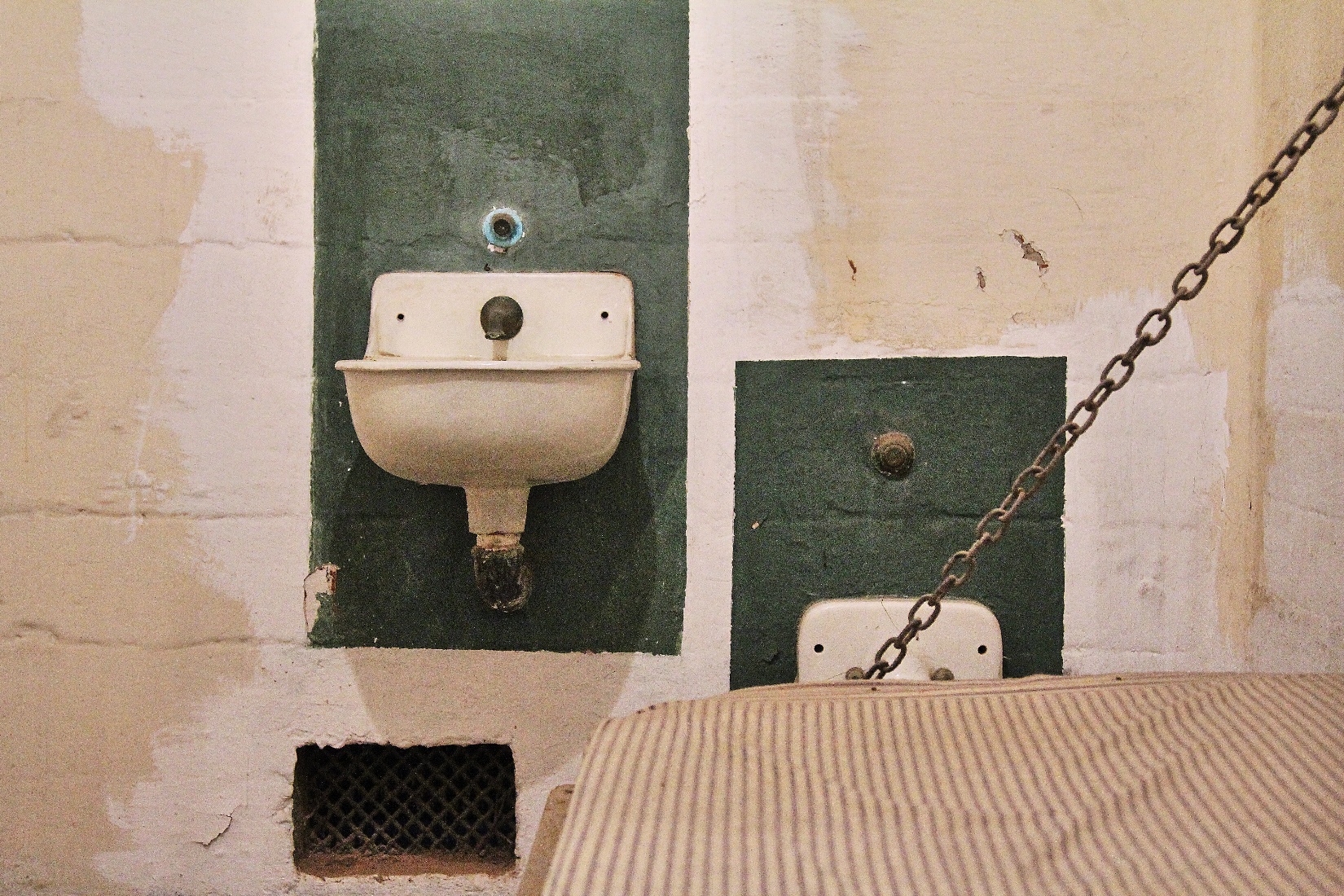 Interior of Alcatraz Prison