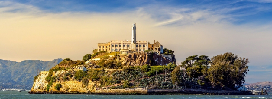 Alcatraz Island in San Francisco Bay