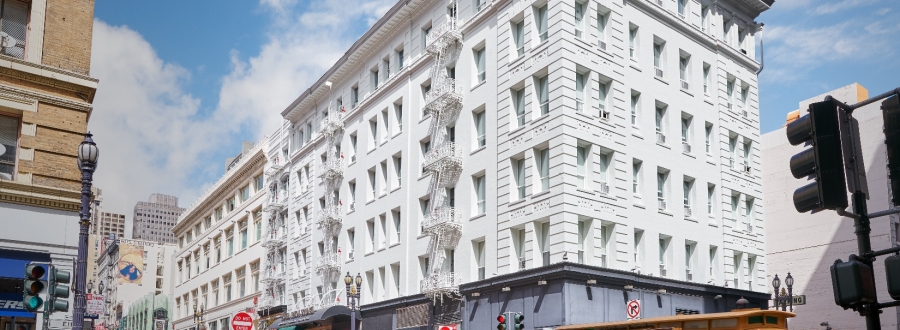Exterior of Hotel Union Square in San Francisco