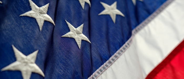 Detail of U.S. Flag