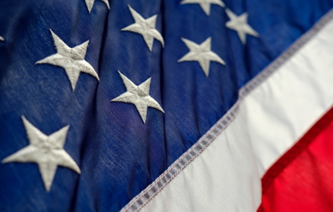 Detail of U.S. Flag