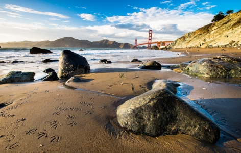 Lovely beach in San Francisco